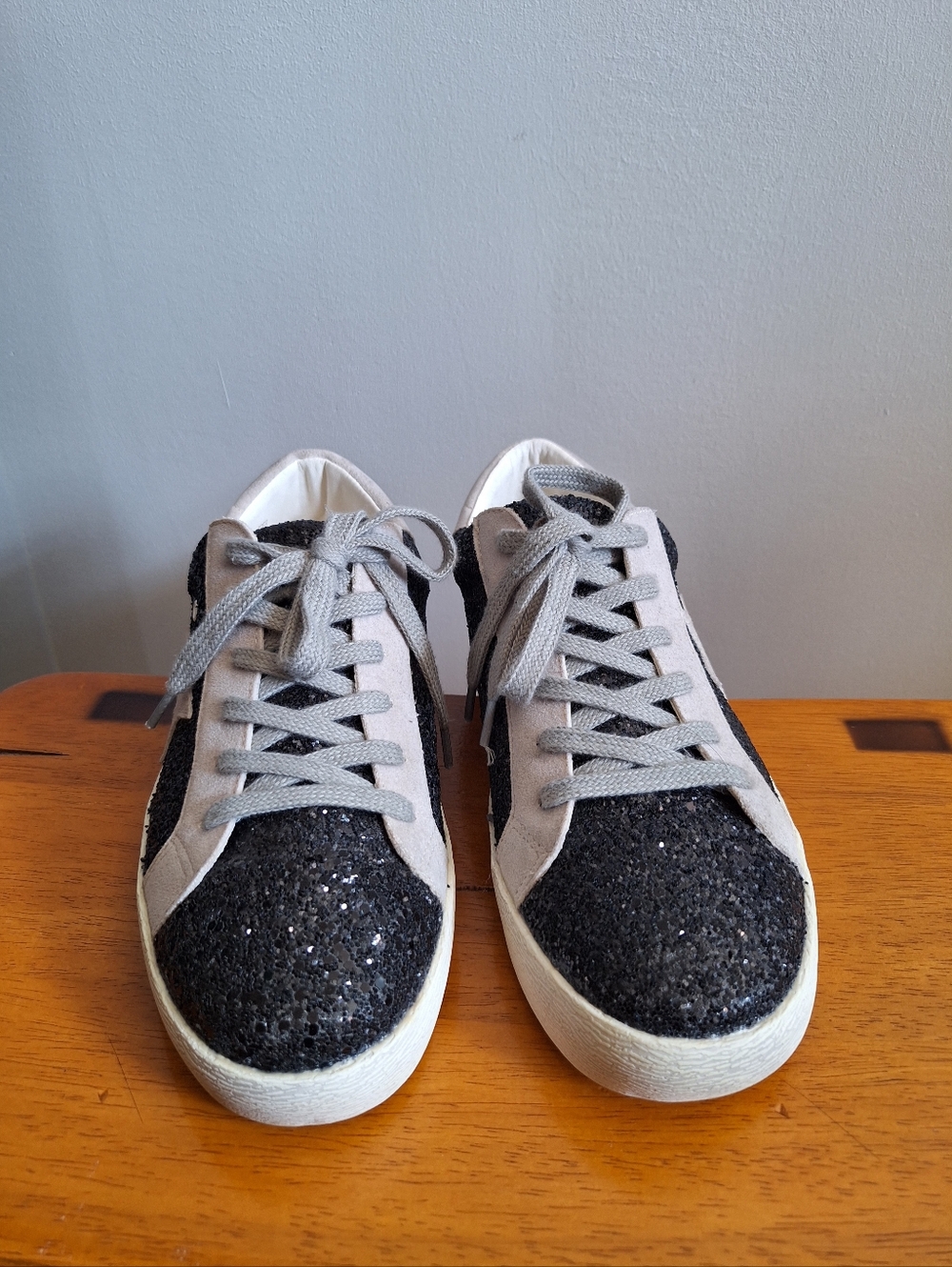 Shiny black sneakers by Mi,iM Size 8.5 - Picture 6 of 11